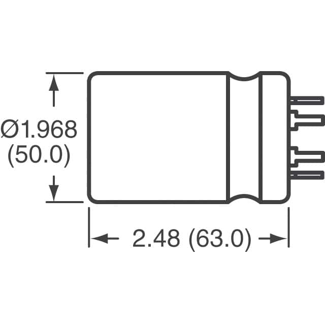 382LX223M080B062VS Cornell Dubilier Electronics (CDE)  Condensadores electrolíticos de aluminio